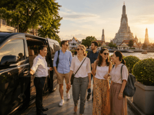 Bangkok airport pickup and Wat Arun sightseeing